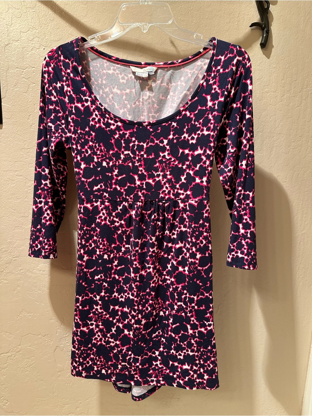 Boden Jersey floral shift tunic dress